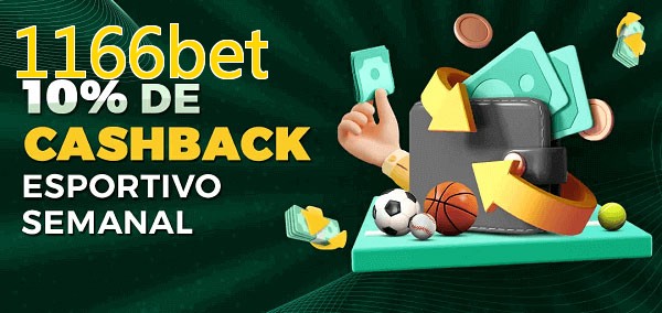 10% de bônus de cashback na 1166bet